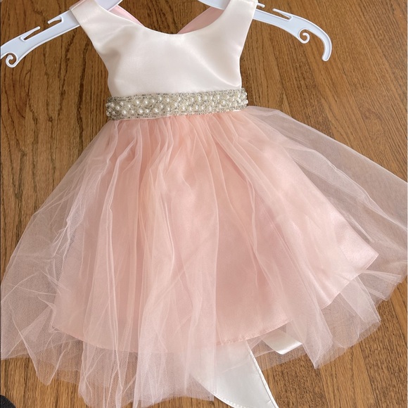 Silk Top Tulle Bottom Dress - Picture 11 of 12